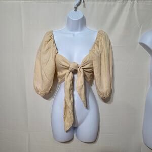 Faithfull the Brand Idrissy Cropped Top Size2/XS